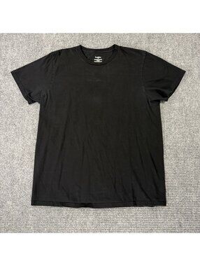 Goodfellow & Co Plain Black Tee T-Shirt with Hole